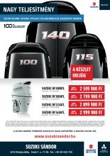 Nagy teljesítményű 100, 115, 140 lóerős csónakmotorok
