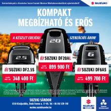 Csónakmotorok szenzációs áron a készlet erejéig!