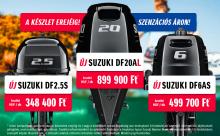 Csónakmotorok szenzációs áron a készlet erejéig!